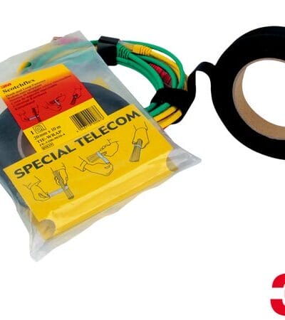 Taśma do wiązkowania 3M™ Scotchflex™, rzepowa, czarna 3M-WIAZKA